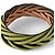 Bracciale in pelle verde Loewe - vista 2