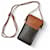 Céline Borsa a spalla Celine Brown per telefono Marrone  - vista 11