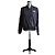 Giacca impermeabile Puma di mezza stagione nera con striscia zebra beige, taglia M 38