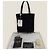 Mini tote in suede con frange di Chanel con strass Nero - vista 3