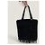 Mini tote in suede con frange di Chanel con strass Nero - vista 4