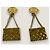 Orecchini vintage classici Chanel D'oro Gold hardware - vista 12