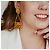 Orecchini vintage classici Chanel D'oro Gold hardware - vista 3