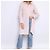 Abito chemise Chanel in cotone a righe rosa - vista 10