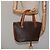 Céline Borsa a mano in tela Macadam CELINE in pelle PVC marrone oro Auth 119138 D'oro - vista 23