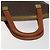 Céline Borsa a mano in tela Macadam CELINE in pelle PVC marrone oro Auth 119138 D'oro - vista 7