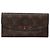 LOUIS VUITTON Monogram Portafoglio Emilie Long Wallet Rosso M60697 Auth ar13497 Monogramma - vista 13