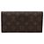 LOUIS VUITTON Monogram Portafoglio Emilie Long Wallet Rosso M60697 Auth ar13497 Monogramma - vista 2