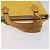 LOUIS VUITTON Bolso de Mano Monogram Vernis Houston Amarillo Lima M91055 LV Auth 119005 Dorado - vista 7