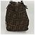FENDI Zucca Canvas Handtasche Schwarz Braun Auth ep8782 - Ansicht 3