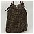 FENDI Zucca Canvas Handtasche Schwarz Braun Auth ep8782 - Ansicht 4