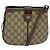 GUCCI GG Supreme Web Borsa Sherry Linea PVC Beige Oro 10 02 037 Auth 119034 D'oro