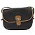Borsa a spalla in tela a nido d'ape Christian Dior PVC nera e dorata Auth bs24741 Nero D'oro - vista 13
