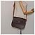 Céline Borsa a spalla in tela Macadam CELINE PVC marrone oro Auth 119057 D'oro - vista 23