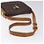 Céline Borsa a spalla in tela Macadam CELINE PVC marrone oro Auth 119057 D'oro - vista 7