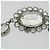 Borsa a mano in pelle Miu Miu Matelassé Bijoux 2way Rosa Argento Auth 119162 - vista 9