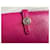 Portefeuille Versace en cuir rose  - vue 3
