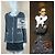 Chaqueta de tweed gris con botones Gripoix CC de Chanel París Edimburgo - vista 6