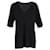 Joseph Knit V-Ausschnitt Pullover in schwarzem Lurex