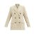 NWT Isabel Marant Étoile Daleyo Blazer de pana de doble botonadura crema 36 Beige - vista 2