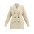 NWT Isabel Marant Étoile Daleyo Blazer de pana de doble botonadura crema 36 Beige - vista 3