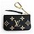 Monedero de cuero Monogram Empreinte Louis Vuitton Negro Multicolor Beige Monograma - vista 4