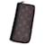 Louis Vuitton Monogram Macassar Zippy Wallet Vertical Black  ref.2209234