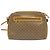 Gucci Borsa a Spalla Micro GG Supreme PVC Beige Oro 007 58 0014 Auth ki5741 D'oro - vista 2