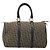 Borsa Boston in tela Trotter Christian Dior blu navy oro Auth bs25120 D'oro - vista 3