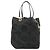 Borsa Tote Coach in tela nera e oro Auth bs24943