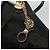 Borsa Tote Coach in tela nera e oro Auth bs24943 - vista 15
