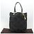 Borsa Tote Coach in tela nera e oro Auth bs24943 - vista 22