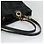 Borsa Tote Coach in tela nera e oro Auth bs24943 - vista 7
