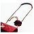 CHANEL Matelassé Camelia Borsa a Spalla con Catena Velluto Rosso CC Auth KD378SM Blu navy - vista 11