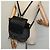 Zaino in pelle nera e argento Christian Louboutin Auth bs25217 Nero - vista 23