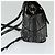 Zaino in pelle nera e argento Christian Louboutin Auth bs25217 Nero - vista 4