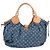 LOUIS VUITTON Borsa a Spalla XL in Denim Monogram Blu M95515 LV Auth am8184SM - vista 2