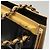 CHANEL Borsa a Spalla Choco Bar con Catena Pelle Verniciata Nera CC Auth 122608 Nero - vista 15