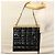 CHANEL Borsa a Spalla Choco Bar con Catena Pelle Verniciata Nera CC Auth 122608 Nero - vista 25