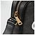 Céline Borsa a Spalla CELINE Triomphe in Pelle PVC Nera e Oro Auth nb463M Nero D'oro - vista 16