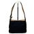 Vintage Givenchy 4G Leder-Canvas-Tasche schwarz braun