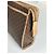 Céline Clutch in pelle monogramma Celine Paris vintage marrone - vista 6