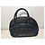 Borsa Louis Vuitton Mizi Vienna Monogram in agnello nero - vista 2