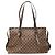 Borsa Chelsea in tela Damier e pelle Louis Vuitton Marrone