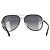 Timeless Chanel Leder CC Aviator Pilot Winter Sonnenbrille aus grauem Metall - Ansicht 3