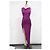 Vestido maxi drapeado Vivienne Westwood en algodón violeta Púrpura - vista 6