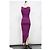 Vestido maxi drapeado Vivienne Westwood en algodón violeta Púrpura - vista 8