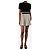 Isabel Marant Etoile Falda mini plisada gris - talla UK 8 - vista 2