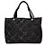 Chanel Borsa in Nylon della Vecchia Linea di Viaggio Nera Nero