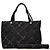 Chanel Borsa in Nylon della Vecchia Linea di Viaggio Nera Nero - vista 13